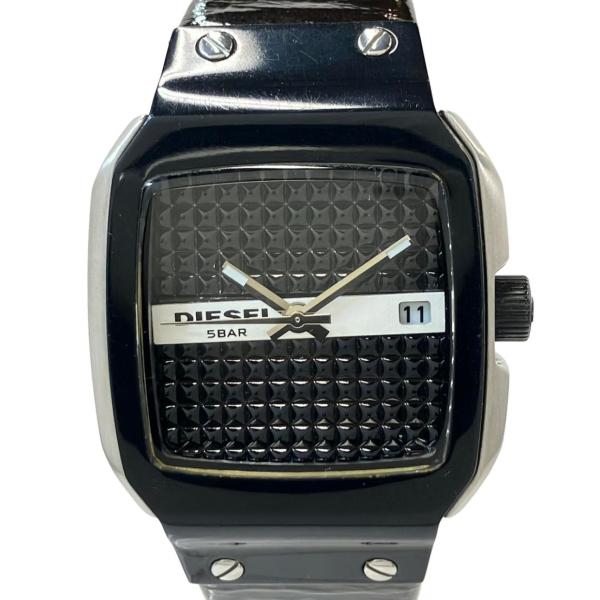 ディーゼル 腕時計 クオーツ ブラック DZ-5129 メンズ DIESEL 中古