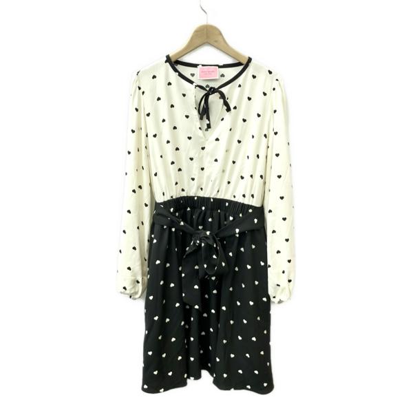 ケイトスペード 長袖ワンピース ハート レディース SIZE M Kate Spade