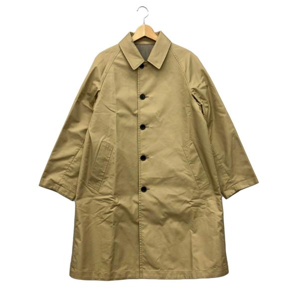 美品 ユナイテッドアローズ リバーシブルコート 千鳥格子 green label