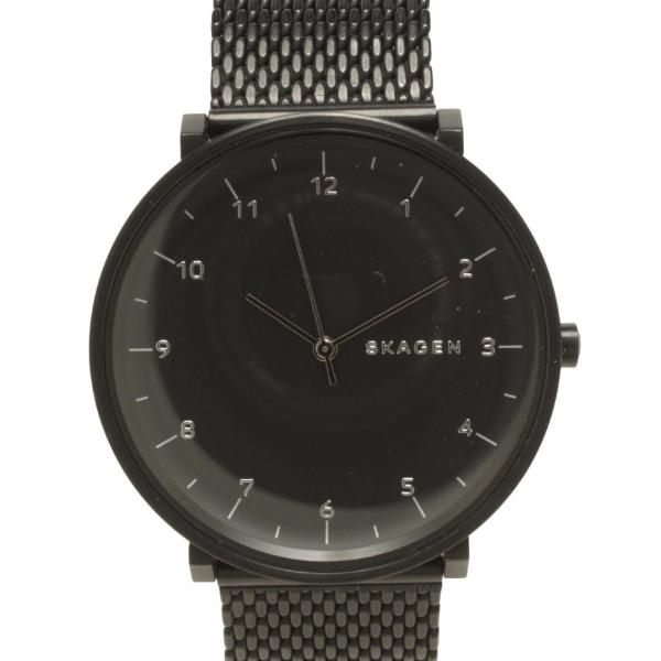 ✨極美品✨スカーゲン ムーンフェイズ 黒 シルバー 腕時計 動作品 クォーツ スカーゲン（SKAGEN） – neel selectshop