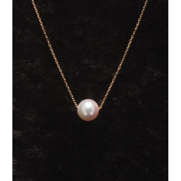 美品 タサキ ネックレス K18 パール 7.6mm レディース TASAKI 中古