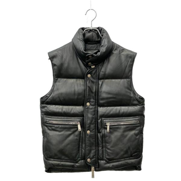 ディースクエアード レザー ダウンベスト メンズ SIZE 44 DSQUARED2