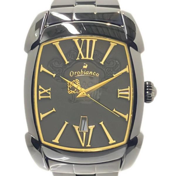 オロビアンコ 腕時計 クオーツ ブラック OR-0012 メンズ Orobianco