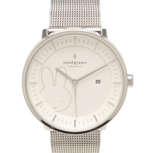 美品 miffy ノードグリーン 腕時計 クオーツ ホワイト 美品 ノードグリーン 腕時計 ミッフィ miffy クオーツ ホワイト