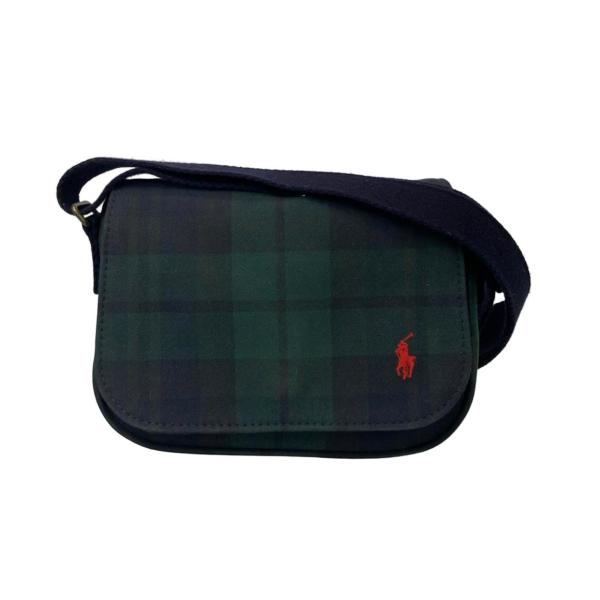 ラルフローレン ショルダーバッグ 斜め掛け チェック柄 メンズ