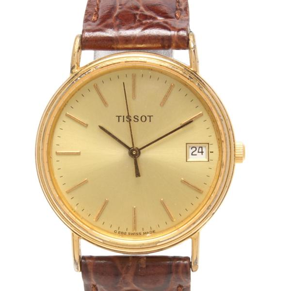 ティソ TISSOT A282 クォーツ 腕時計 ティソ A282 SS/GP アールデコ スモールセコンド クオーツ