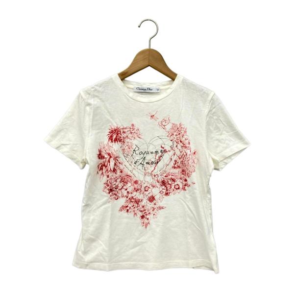 クリスチャンディオール　Dior 半袖　Tシャツ　天使　花柄　レディース クリスチャンディオール Dior 半袖 Tシャツ 天使 花柄 レディース DIOR