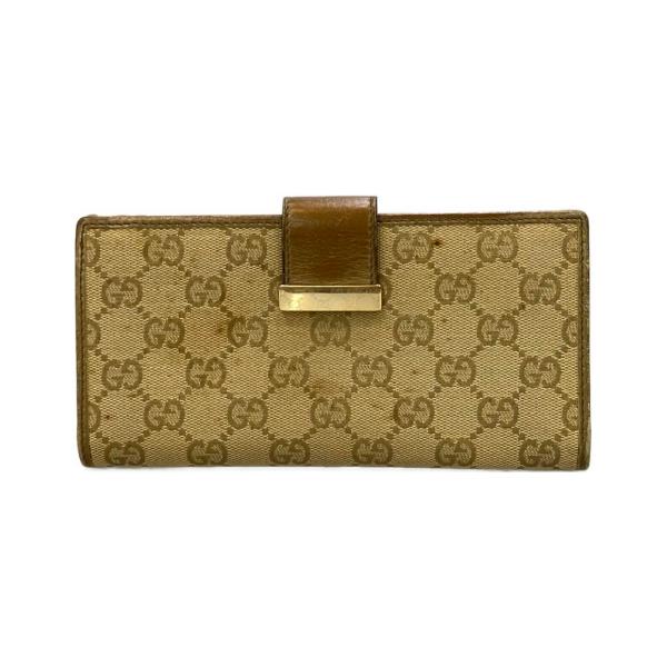 GUCCI GGキャンバス 長財布 グッチ 長財布 GGキャンバス 212089 3661 レディース GUCCI 中古