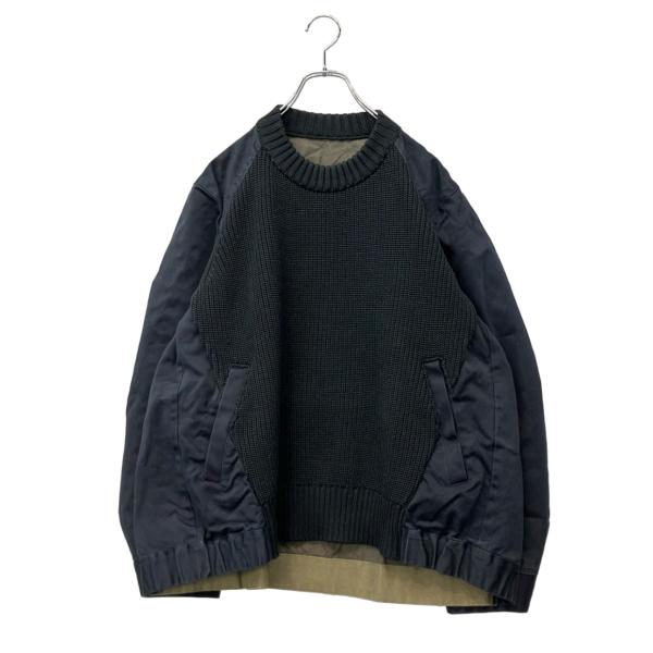 サカイ 長袖ニット 25SS Cotton Chino Mix Pullover 25-03606m メンズ