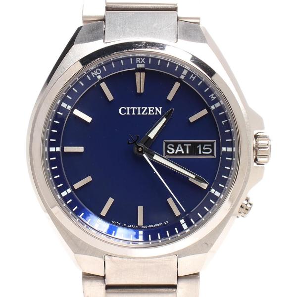 【稼働品】CITIZEN ATTESA エコドライブH100-R014234 シチズン 腕時計 デイデイト ECO-DRIVE アテッサ ソーラー
