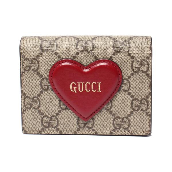 グッチ 二つ折り財布 GGスプリーム 648848 0959 レディース GUCCI 中古