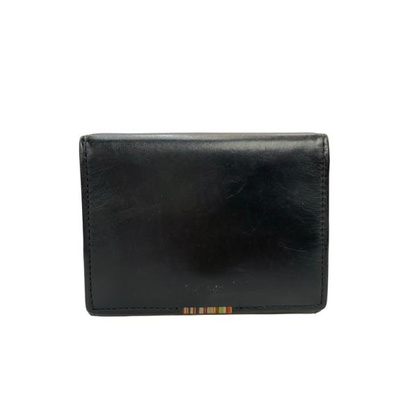 【未使用保管品】ポールスミス　三つ折財布 レザー　ユニセックス Paul Smith（ポール・スミス） 財布 メンズ レディース 3つ折り 折財布