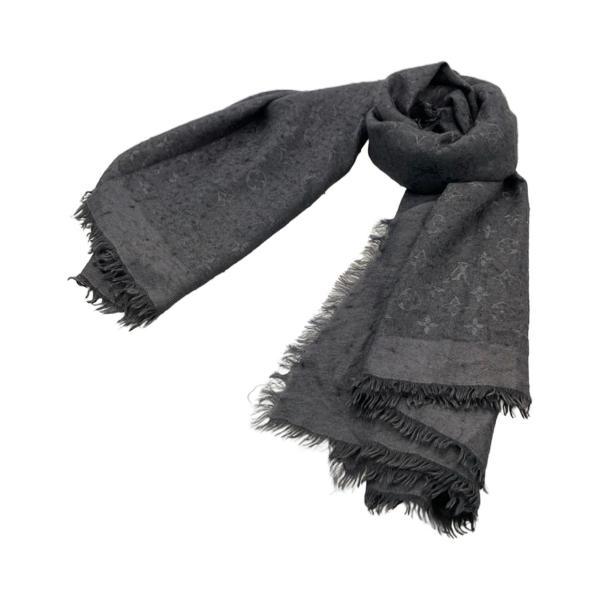 ルイ・ヴィトン ストール アントラシット ショール モノグラム M74752