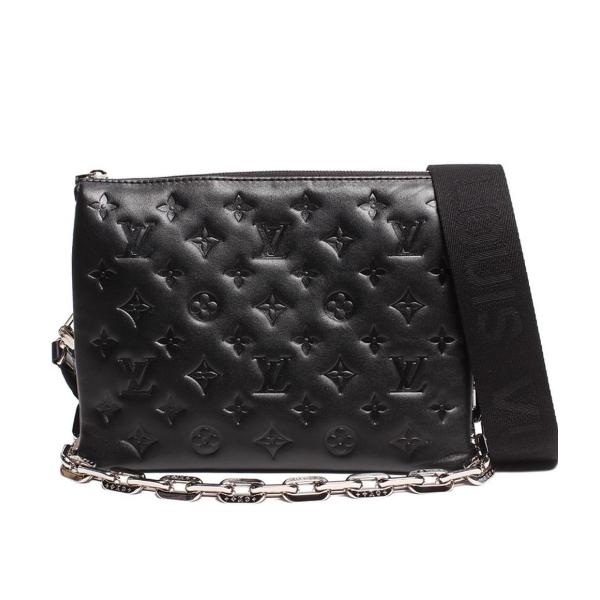 美品 ルイヴィトン 2wayレザーショルダーバッグ シルバー金具 クッサン