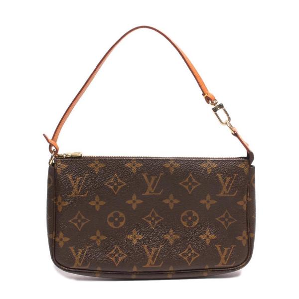 【未使用級】ルイヴィトン＊アクセソワール M51980 モノグラム ゴールド金具 ルイヴィトン アクセサリーポーチ ゴールド金具 ポシェット アクセ