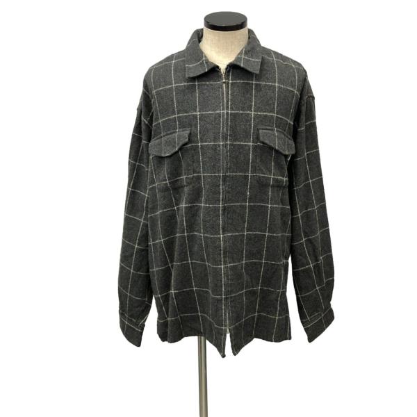 オールドステューシー シャツジャケット 白タグ ウール #CA 28629