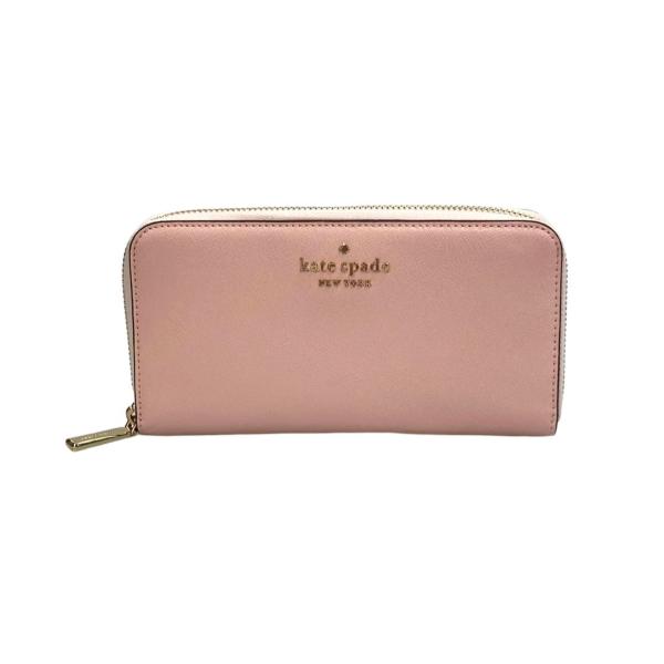 美品 ケイトスペード ラウンドファスナー長財布 レディース Kate 美品 ケイトスペード ラウンドファスナー長財布 レディース Kate