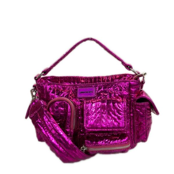 極美品　アナスイ　ハンドバッグ　ピンク　2way Y2K archive U12 極美品 アナスイ ハンドバッグ ピンク 2way Y2K archive U12