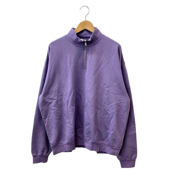 美品 オーラリー ハーフジップスウェット メンズ SIZE 5 (L) AURALEE