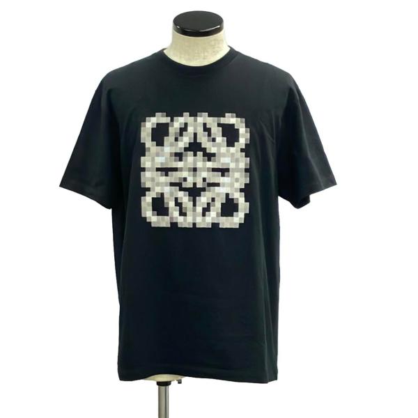 美品 ロエベ ピクセレイテッドアナグラムTシャツ メンズ SIZE S 美品 ロエベ ピクセレイテッドアナグラムTシャツ メンズ SIZE S