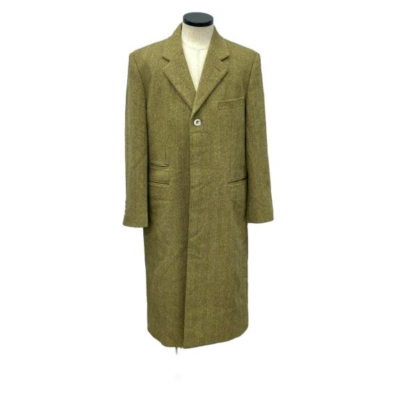 美品 ジョン ローレンス サリバン ウールヘリンボーンコート