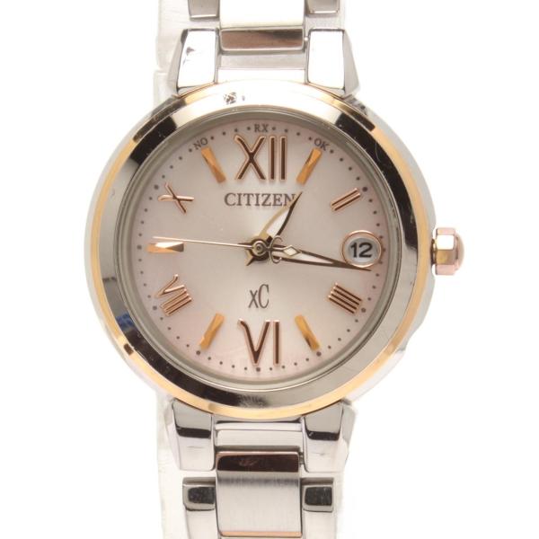 【美品】CITIZEN xC クロスシー レディース 腕時計 ミニソル ピンク シチズン 腕時計 ミニソル クロスシ― xC ソーラー ピンク XCB38-9133