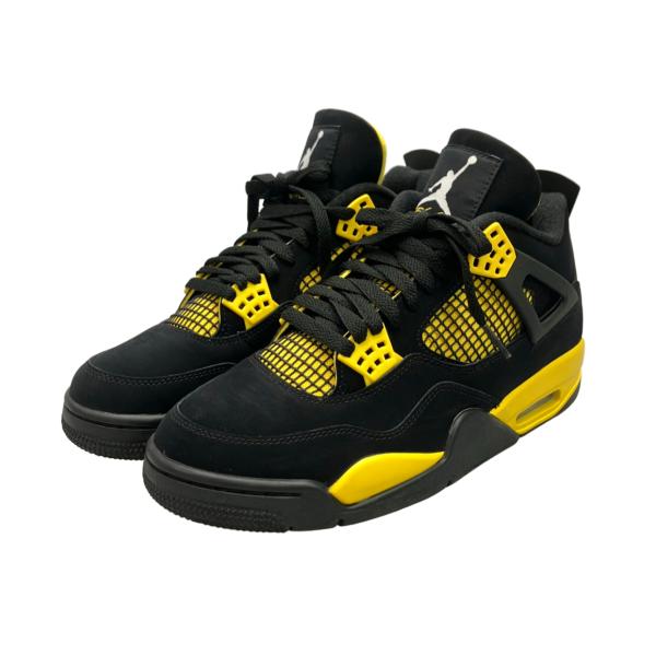 美品 ナイキ ミドルカットスニーカー エア ジョーダン 4 レトロ サンダー DH6927-017 メンズ SIZE 27.0 NIKE 中古