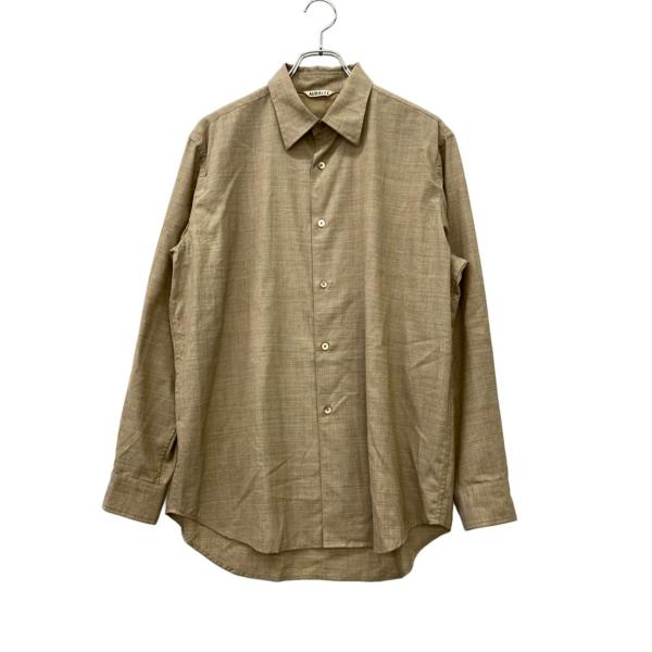 オーラリー 長袖シャツ 24SS トラッド&ベーシック SUPER FINE TROPICAL