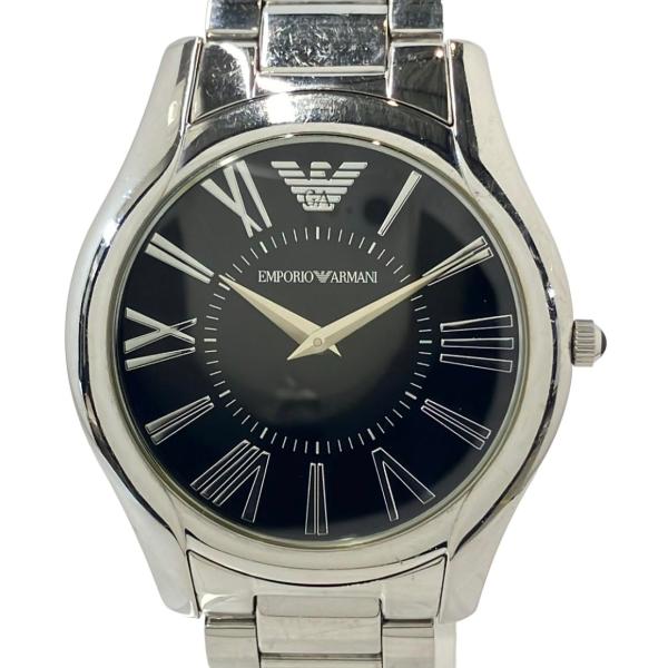エンポリオ・アルマーニ 腕時計 クオーツ ブラック AR-2022