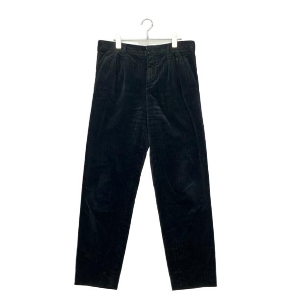 SAINT LAURENT PARIS サンローランパリ ストライプベロアロングパンツ ブラック 666274 Y1D75 サンローラン パンツ ベロア ストライプ 666274 Y1D75 メンズ SIZE 48