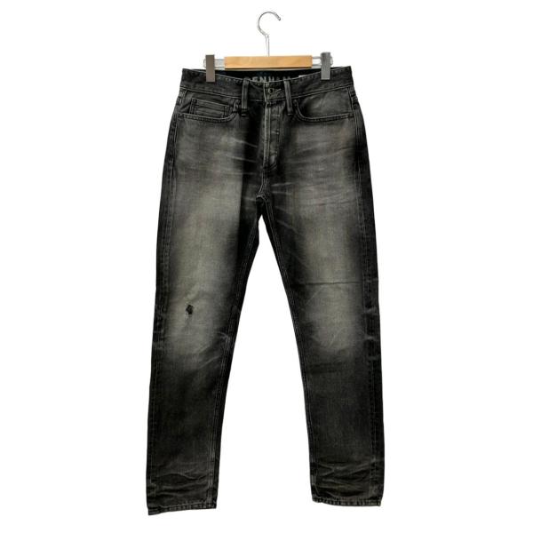 美品 デンハム デニムパンツ ジーンズ ダメージ加工 FORGE MIJ GRY