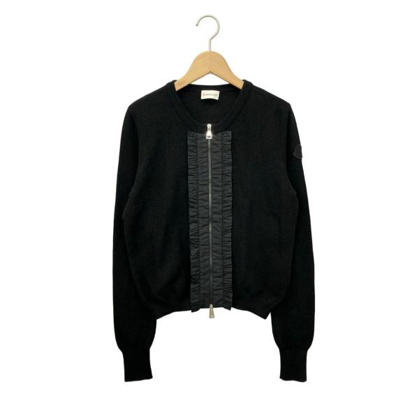 【MONCLER 】 未使用　フリルデザインジップカーディガン XL MONCLER 】 未使用 フリルデザインジップカーディガン XL - メルカリ