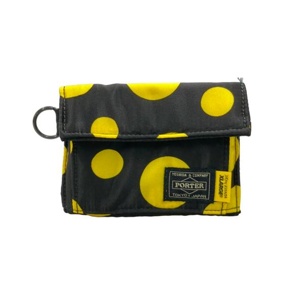 美品 ポーター 草間彌生 三つ折り財布 メンズ PORTER YAYOI KUSUMA