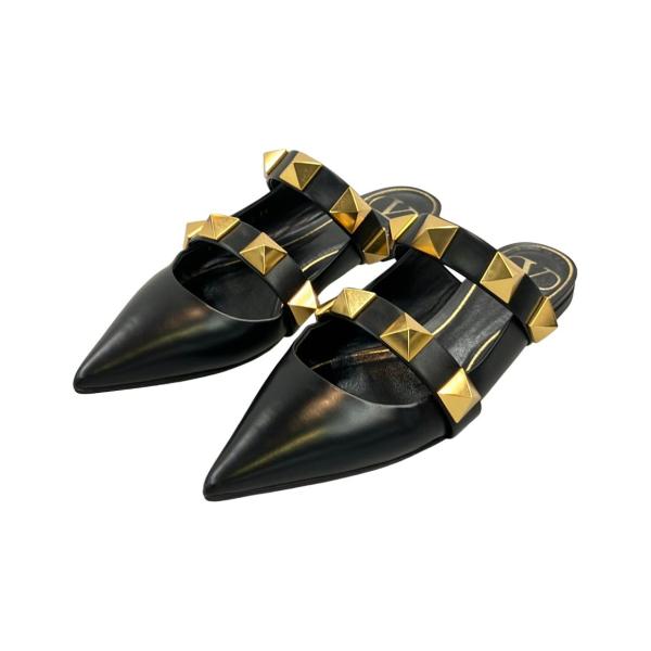 VALENTINO ローマンスタッズミュール Valentino Garavani スタッズ フラットミュール 通販 - FARFETCH
