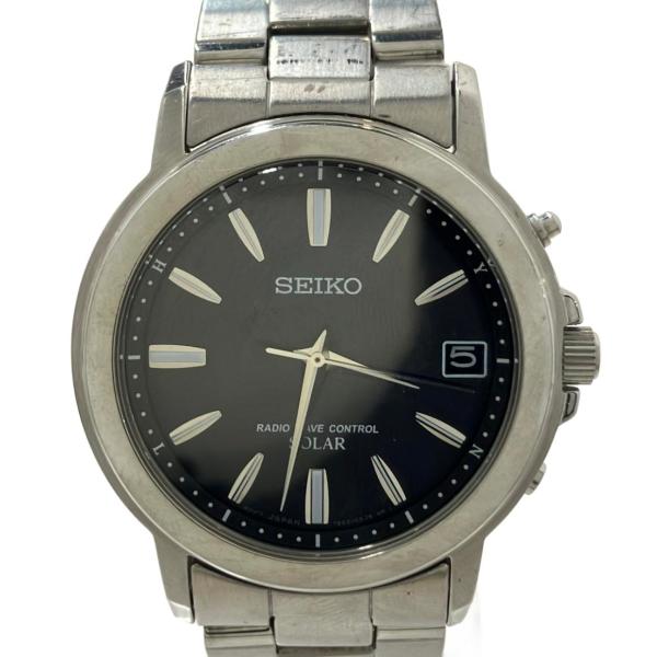 稼働品★SEIKO　セイコー　ソーラー電波時計　7B52-0AG0 腕時計 稼働 セイコー SEIKO 7B52-0AG0 ソーラー電波 デイト