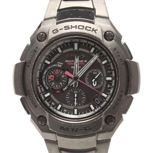 カシオ 腕時計 MR-G G-SHOCK ソーラー ブラック MRG-8100B メンズ
