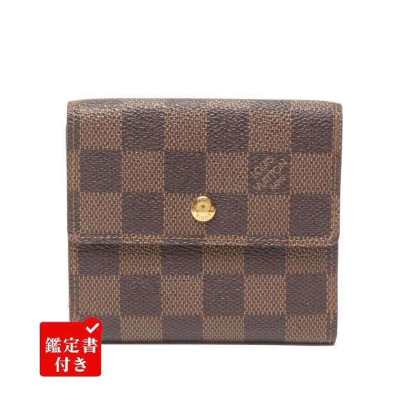 LOUIS VUITTON / ルイヴィトン ◆ポルトフォイユ エリーズ Wホック財布 ダミエ コンパクト N61654 ブランド【財布/サイフ】 ルイ・ヴィトン Wホック財布 ダミエ ポルトフォイユエリーズ N61654