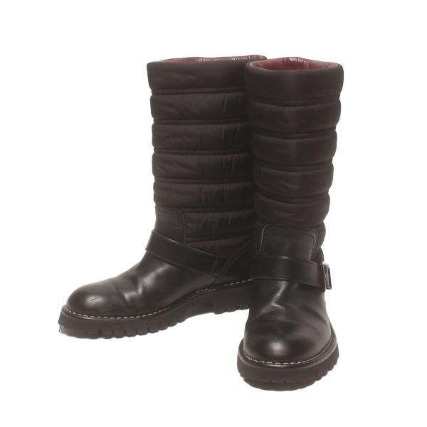 シャネル エンジニアブーツ G29477 レディース SIZE 37 CHANEL 中古