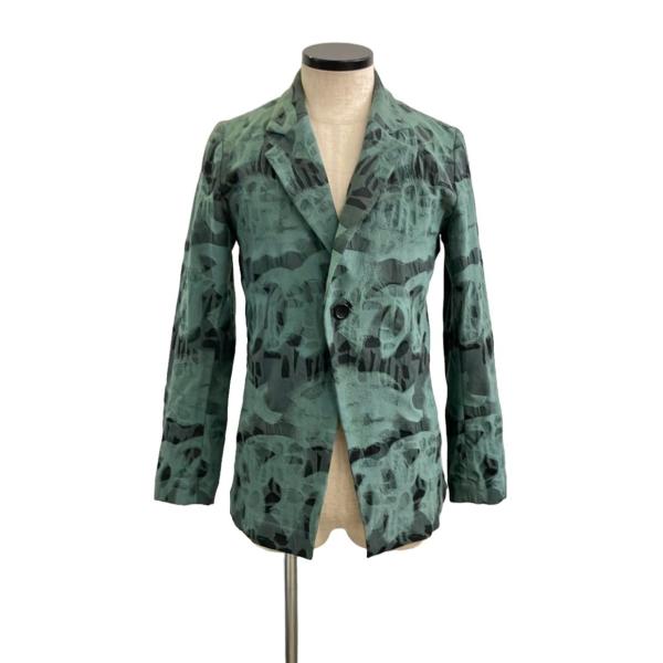 イッセイミヤケ テーラードジャケット イッセイミヤケ テーラードジャケット 総柄 IM23FD012 メンズ