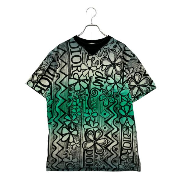 ディオール・オム ステューシー 半袖Tシャツ 総柄 033J642B0645 メンズ