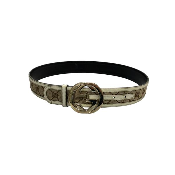 凄！！新品未使用■GUCCI GGスプリームキャンバス　 ベルト 85/34 凄！！新品未使用□GUCCI GGスプリームキャンバス ベルト 85/34
