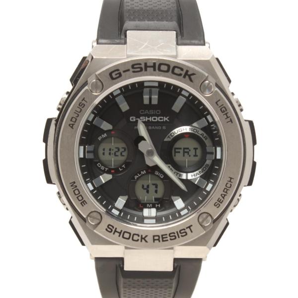 カシオ 腕時計 G-STEEL G-SHOCK ソーラー ブラック GST-W110-1AJF