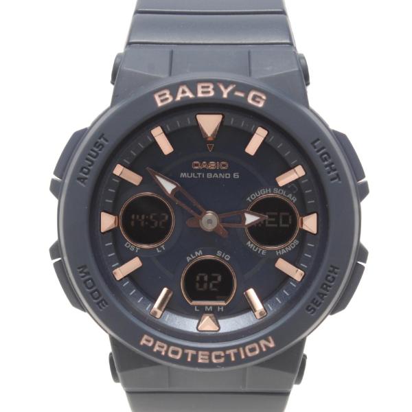 美品 カシオ 腕時計 Baby-G ソーラー BGA-2510 レディース CASIO