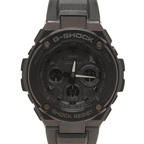 カシオ 腕時計 Gスチール G-STEEL G-SHOCK ソーラー ブラック GST
