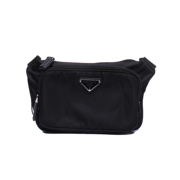 PRADA ブラック ボディバッグ　ウエストポーチ プラダ PRADA バッグ ベルトバッグ ウエストポーチ ウエストバッグ