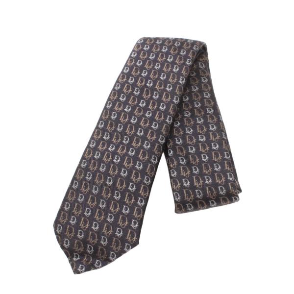 美品 クリスチャンディオール ネクタイ シルク100％ メンズ Christian