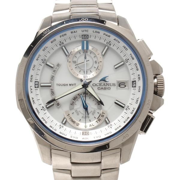 カシオ 腕時計 OCEANUS オシアナス ソーラー ホワイト OCW-T1000