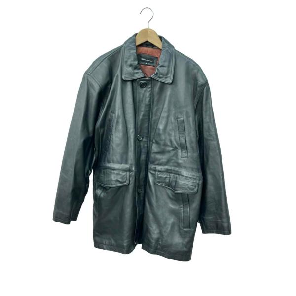 訳あり タカシマヤ ジップアップレザージャケット メンズ SIZE M (M