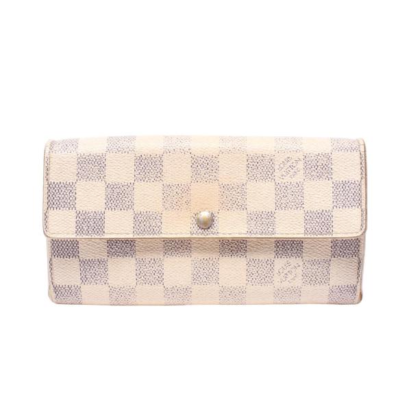 ◆SALE◆　■中古■　ルイヴィトン ポルトフォイユ サラ 長財布 ダミエ アズール N61735 【131400】 LOUIS VUITTON - ◇SALE◇ □中古□ ルイヴィトン ポルトフォイユ サラ