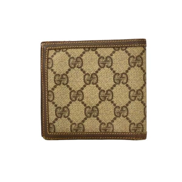 グッチ 二つ折り財布 GGスプリーム 034 001 0902 メンズ GUCCI 中古